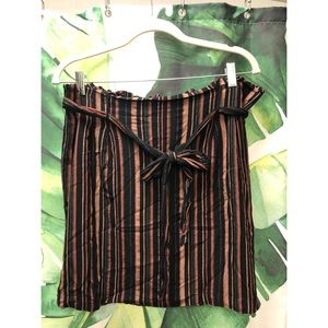 AMERICAN EAGLE Paper Bag Waist Mini Skirt